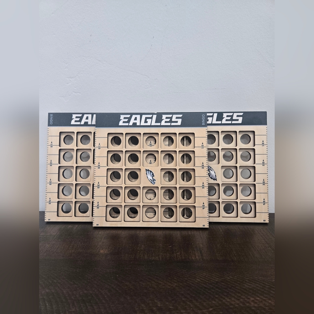 Philadelphia Eagles Bingo Boards by Uncommon Goods